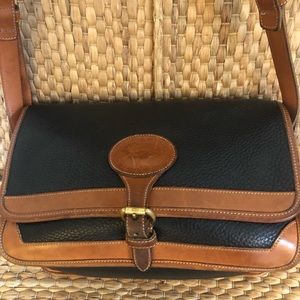 Dooney and Burke Two Tone All Weather Leather Bag